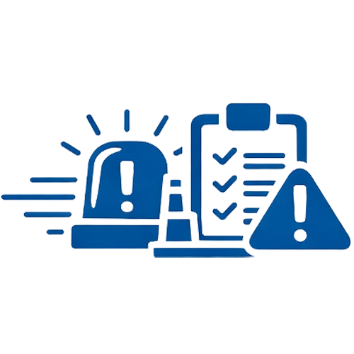 An icon symbolizing SPC, statistical process control, and a faster response before non-conforming products appear.