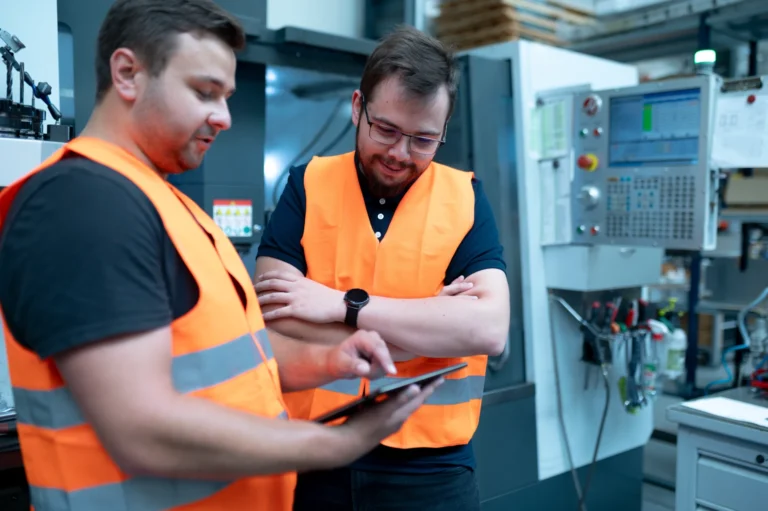 ERP data synchronization – data flow between the operator and the rest of the plant.