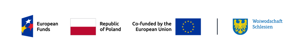 Projekt finanziert durch das Programm Europäische Fonds für Schlesien 2021–2027