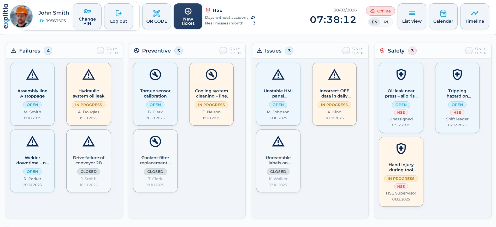 Poznaj system explitia CMMS i sprawniej zarządzaj zakładem produkcyjnym