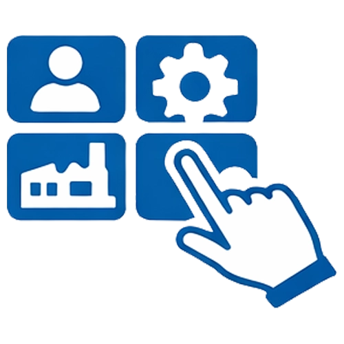 presentation layer tailored to users and processes in the manufacturing plant