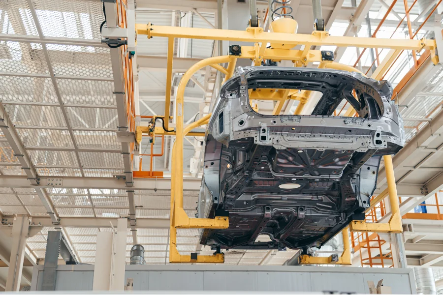 Automotive route planning algorithm: the new algorithm makes sure parts arrive on time
(car production photo)