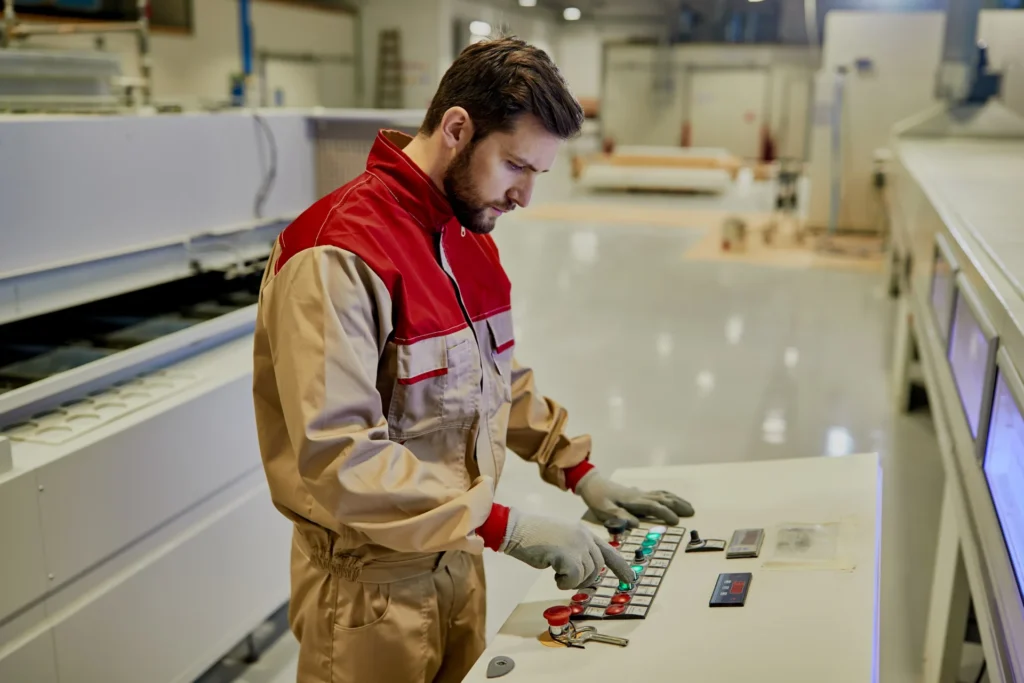 Electronic Batch Record (EBR) – start by documenting a typical batch
(photo of an operator at a machine)